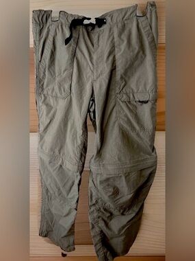 Vtg Gorpcore Women’s REI Co-op Sahara Cargo Convertible Hiking Pants Olive 16